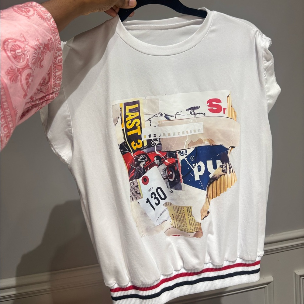 White Graphic T-Shirt